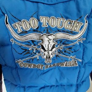 Cowboy Hardware Blue vest size L